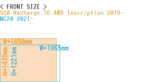 #S60 Recharge T6 AWD Inscription 2019- + MC20 2021-